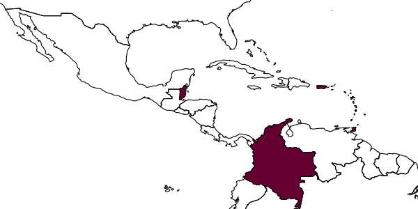 map of Anagyrus kamali     Moursi, 1948